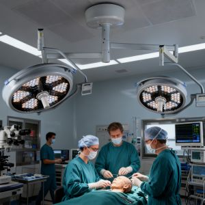 Hospital Surgical Room 140W Operating Light With 8-Stage Auto Dimming & 450W/m² Irradiance