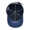 China High Crown 5 Panel Baseball Cap With Customizable Matching Fabric Color Stitching Line wholesale