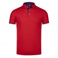 China Custom Embroidered Printting Logo Polo T Shirt 100% Cotton Polyester on sale