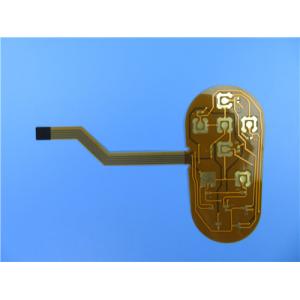 Polyimide 25um 0.2mm Flexible PCB Board For Capacitive Touch Screen
