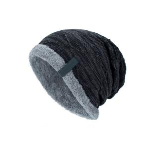 Slouch Wool Fleece Fur Knit Beanie Hats Foldable Unisex Outdoor Style