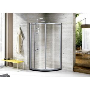 Sliding door Tempered Glass Shower Enclosure Polished Frame Surface Finishing