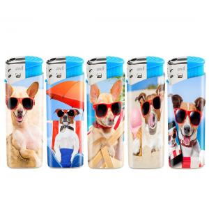 China Mini Plastic Disposable Lighter Cigarette Smoking Gas Electronic Lighter Direct Sale supplier