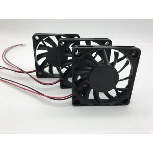 China 60 Mm Computer Cooling Fans Ball Bearing 12V DC Plastic Housing Low Noise supplier
