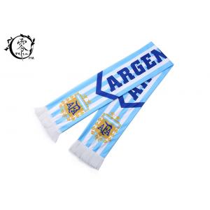 China FIFA Argentina Winter Custom Sports Scarves Polyester Warm Long Size supplier