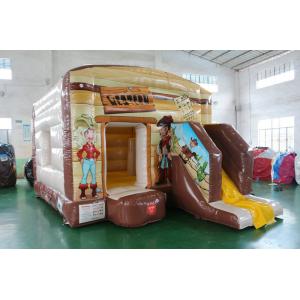 China 1mm Water Park Inflatable Trampoline Bouncer Quadruple Stitching supplier