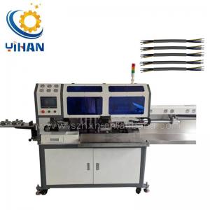 Double Head Round Sheath Multi-Core Wire Cutting Stripping Twisting Dipping Tinning Machine