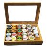 organic bamboo coffee knock box coffee capsule box for gift with high quality