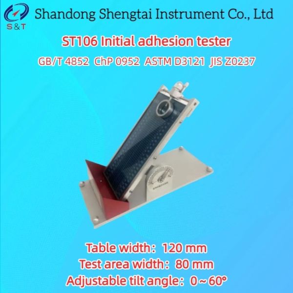 0 ～ 60° Double Sided Adhesive Initial Adhesion Tester TZ Width 80mm ASTM D3121