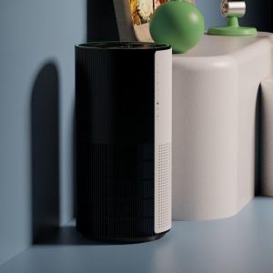 China Round HEPA Filter Office Air Purifier With Smart Dust Sensor supplier