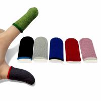 China Carbon Fiber Gaming Finger Sleeve Non Scratch Sensitive Sweat Proof for sale