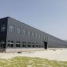 Prefabricated Steel Warehouse with H-Section Beams and Galvanized Finish