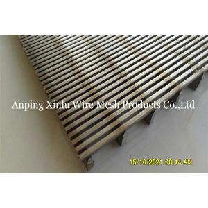 Flat Wedge Wire Panel Iron Ore 316 Stainless Steel Grating 300 - 3000mm Width