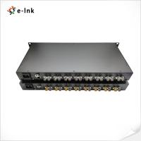 China 8Ch 3G SDI 1Ch 10G Ethernet Over Fiber Extender SMF LC Connector on sale