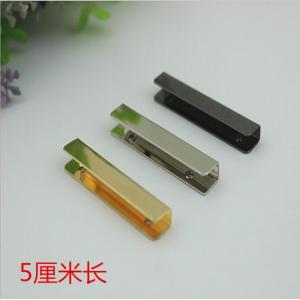 Various color zinc alloy 50 mm length handbag hardware metal corners protector for leather