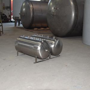 SUS304 Stainless Steel Storage Tank OEM Water Horizontal Pressure Tank