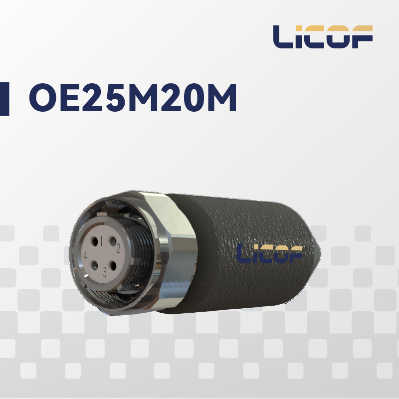 China OE25M/05M Optical Fiber Connector Customized 2-7 Cores High Performance wholesale