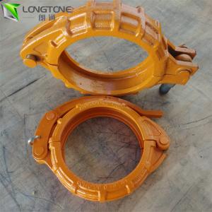 6 Inch Concrete Pump Clamp Vertical  , Snap Dn180 Bolt Pipe Clamp