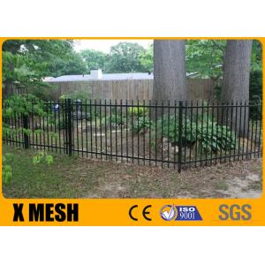 China Aluminium Alloy 2.4x2m Security Metal Fencing Maintenance Free Garden Balcony supplier