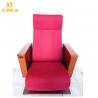 China Europe Wooden Auditorium Theater Seating Independent / Single leg Strong Structure wholesale