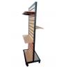China Custom Made Retail Two Sideds Slatwall Display Stand Metal Or MDF Material wholesale