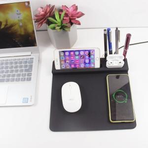 Wireless Charging Mouse Pad Fast Charging Multifunctional Mouse Pad pu leather mouse pad