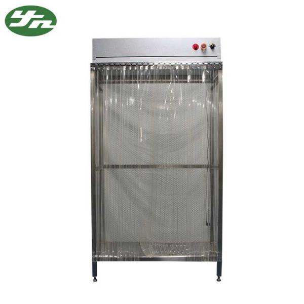 Laminar Flow Wardrobe Clean Room Garment Cabinet With Anti Static Curtain Soft