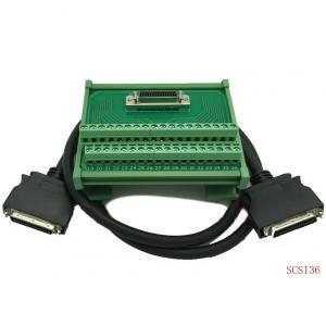 China SCSI 36 Pin Servo Connectors Terminal Blocks Breakout Board Adapter with 1 meter Cable supplier