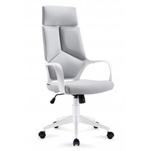China Sturdy Narrow High Back Executive Leather Ergonomic Office Chair Revolving Style supplier