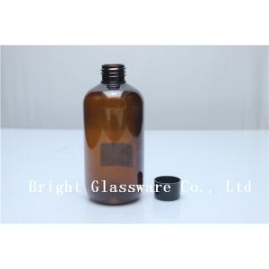 China hot sale brown glass bottle with screw lid, glass bottle cheap supplier