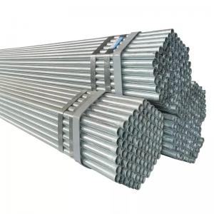 China 1008 Hot Dip Galvanized Steel Tube 1010 DX51D Round For Fire Water Pipe supplier
