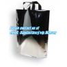 CLEAR FROSTED SOFT LOOP SHOPPER BAG,Soft Loop Handle Plastic Bag OEM Plastic