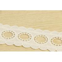 China Bilateral Lace Edging By The Yard , 2 Lace Trim DTM Novel Style on sale