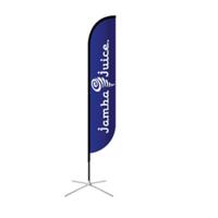 China Windchaser Feather Flags Banner With Fiberglass Pole on sale