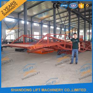 China 8T Container Loading Ramps / Industrial Loading Ramps 0.9m - 1.8m Lifting height supplier