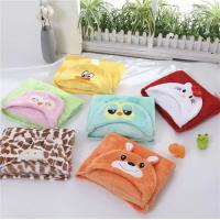 Bright Color Baby Poncho Towel Polar Fleece Blanket Swaddle For Newborn Infants And Baby