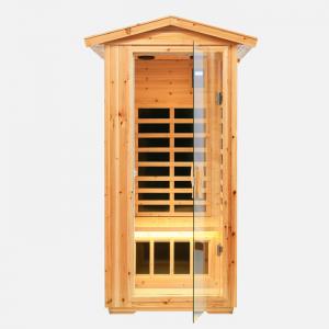 Preminum Old FIR Sauna Room One Person Steam Room With Roof