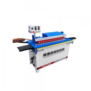 China Manual MDF Mini PVC Edge Trimmer Cheap Price Factory Supply Edge Banding Machine DW702 Edgebander​ supplier