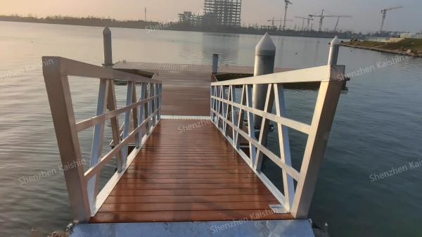 Decking el pontón WPC del flotador de la aleación de Marine Aluminum Floating Dock Aluminum
