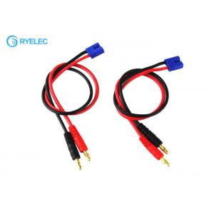 Durable Custom Cable Assemblies EC3 Male To 4mm Banana Charger Splitter Cable