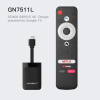China 4K HD Smart TV Dongle Small TV Stick Android 10 S905y2 Quad Core 2.4G / 5g Dual WiFi on sale
