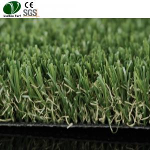 China Commercial Fake Grass Floor Mat 25mm Pile Landscaping 4 Colors Available supplier