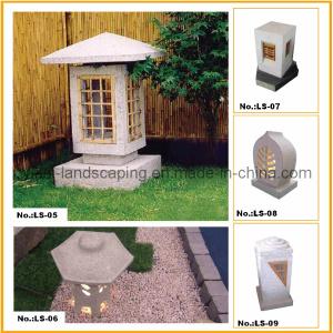 China Outdoor Granite Carving Stone Chinese Lamp supplier