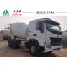 Durable HOWO Concrete Mixer Truck Smooth Operation With 380 Hp Euro IV Engine