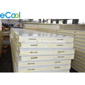 China Resistência à tração do alimento do painel de sanduíche do plutônio do armazenamento frio com construído no fechamento da came supplier