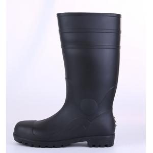 Special Anti-Smash, Oil-Resistant And Anti-Slip Black Labor Protection Rain Boots
