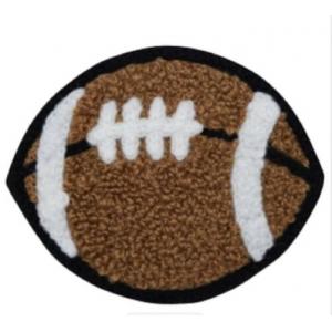 China Chenille Football Applique Patch - Letterman Jacket, Sports 2-3/8 (Iron on) supplier
