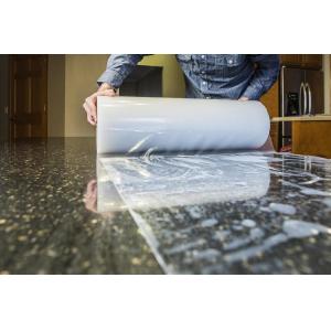 Artificial Marble 50mic Self Adhesive Protection Film Multi Surface Floor Coverings