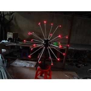 China 25 stems Multi LED Christmas decorative fireworks floor lights for holiday/wedding decor supplier