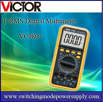 Multímetro digital VC980+ de T-RMS